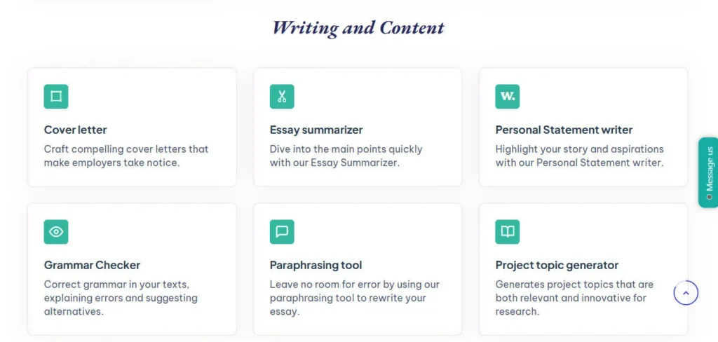 StudentAI screenshot