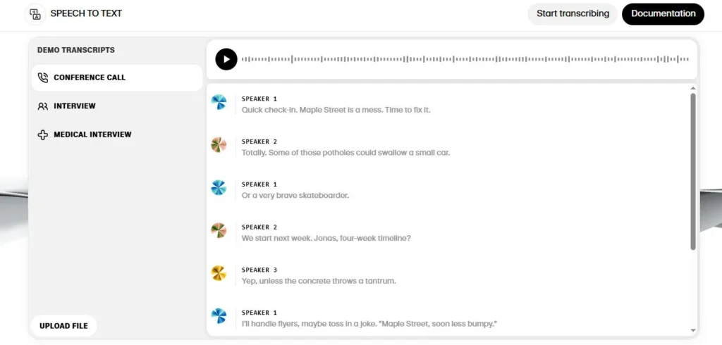ElevenLabs screenshot