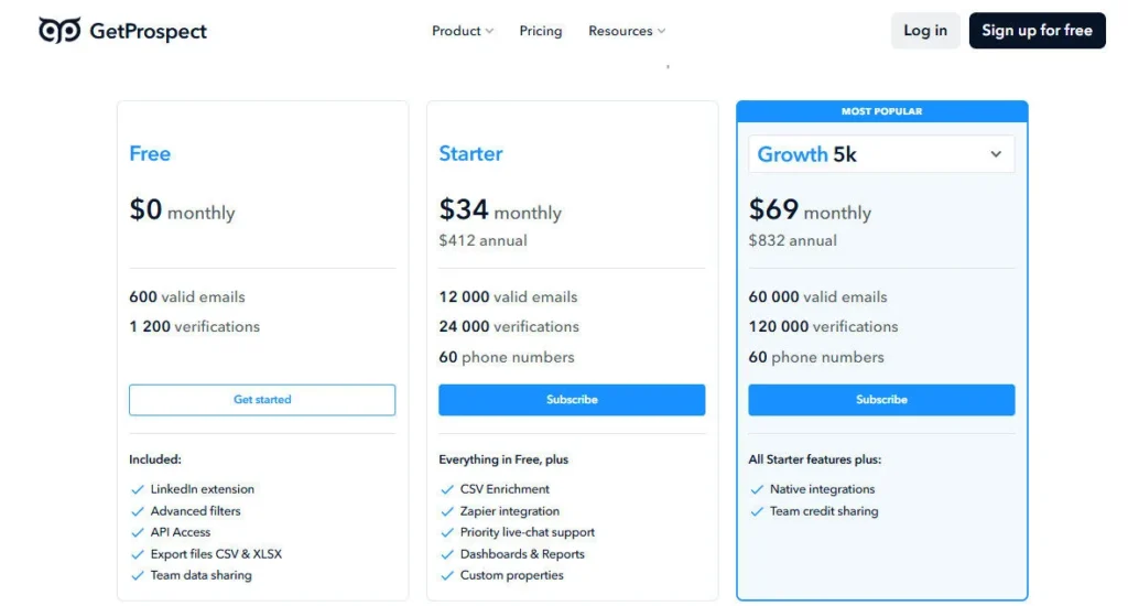 GetProspect screenshot