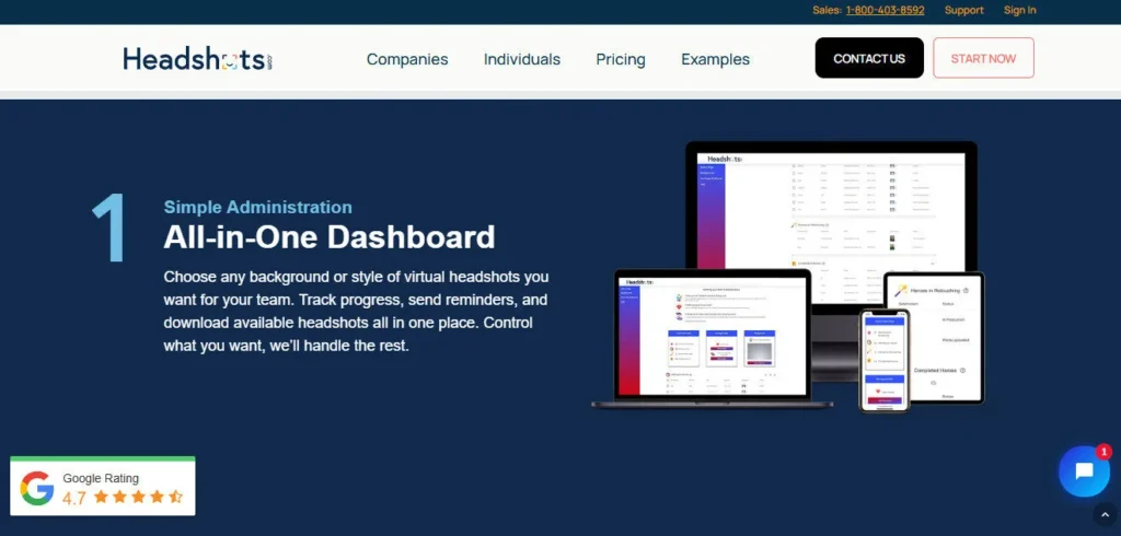 Headshots.com screenshot