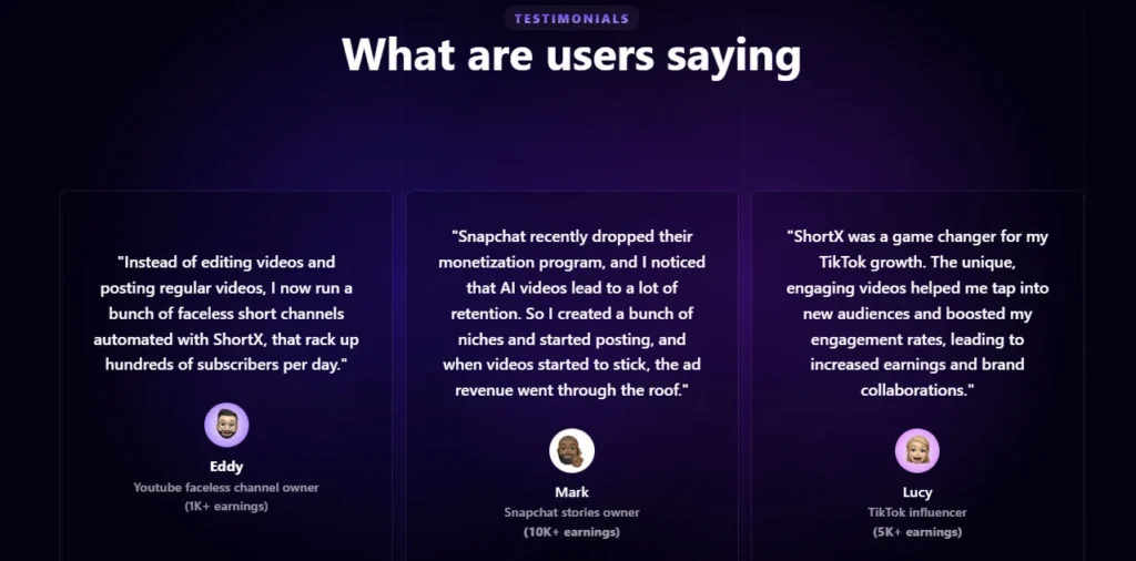 ShortX AI screenshot