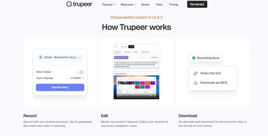 Trupeer AI screenshot
