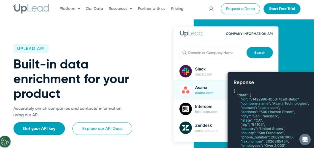 UpLead screenshot