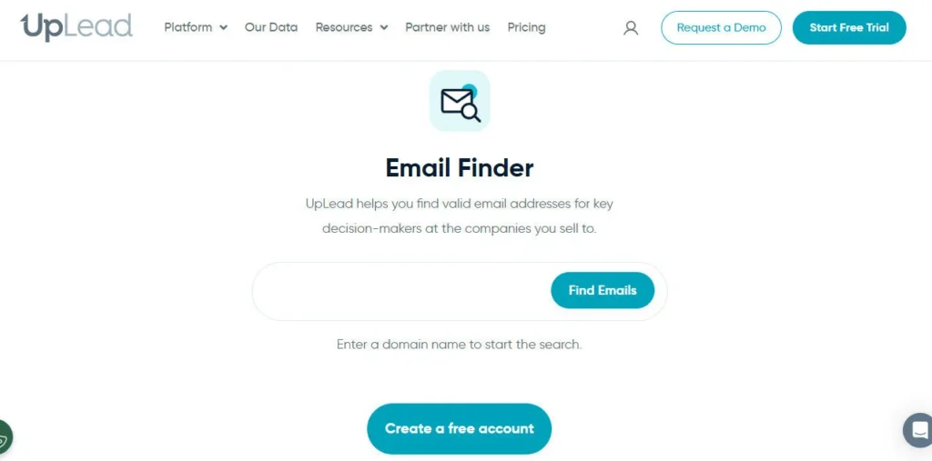UpLead screenshot
