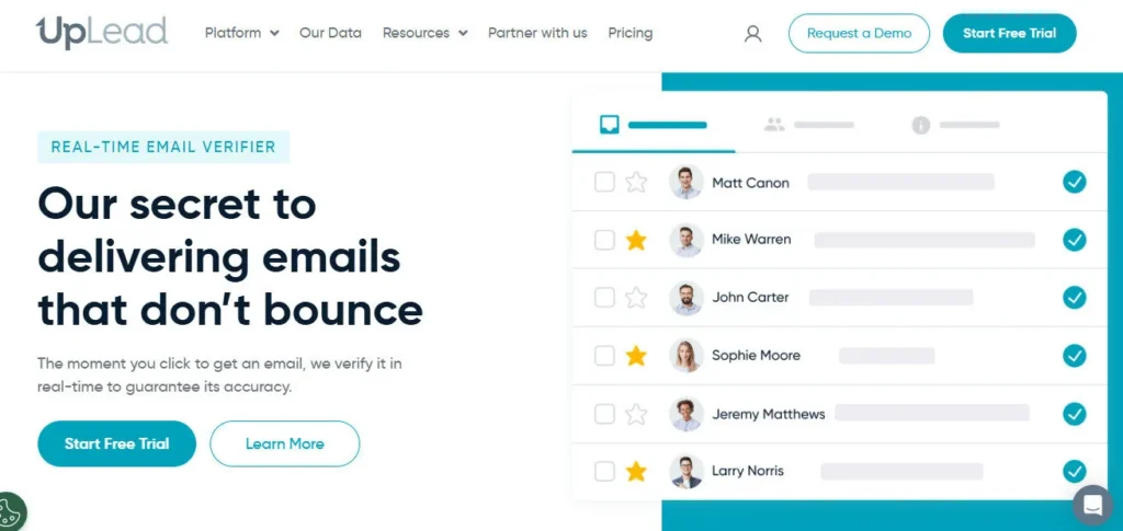 UpLead screenshot