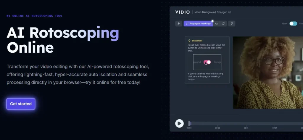 Vidio AI screenshot