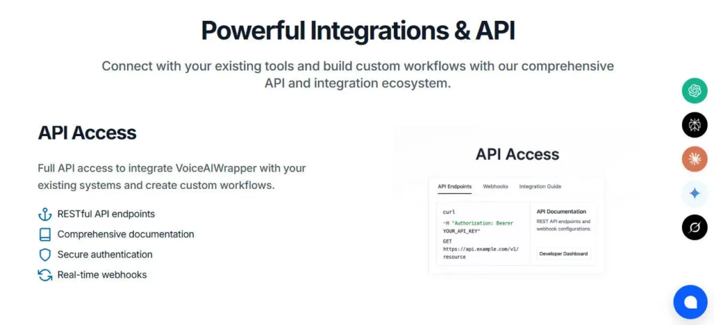 VoiceAIWrapper screenshot