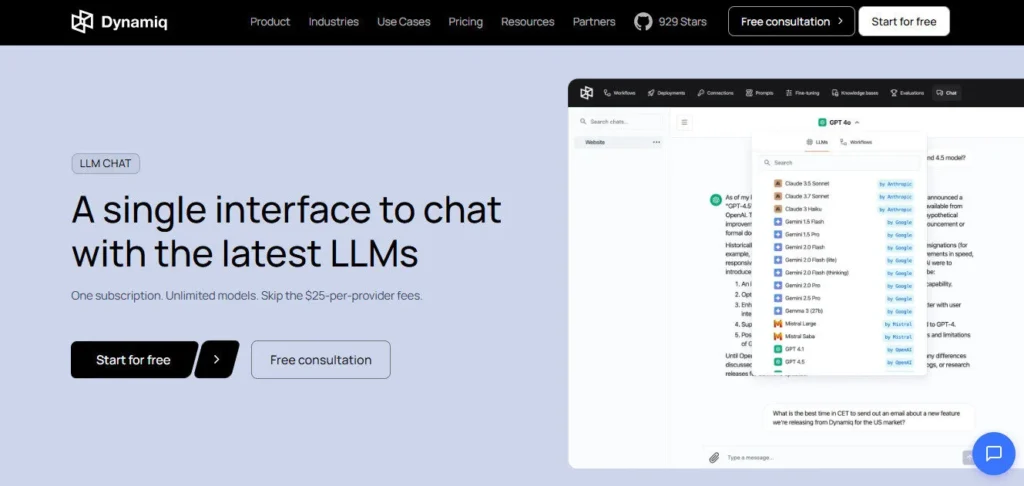 Dynamiq screenshot