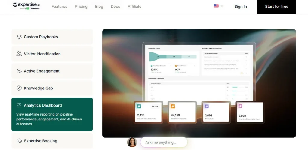 Expertise AI screenshot