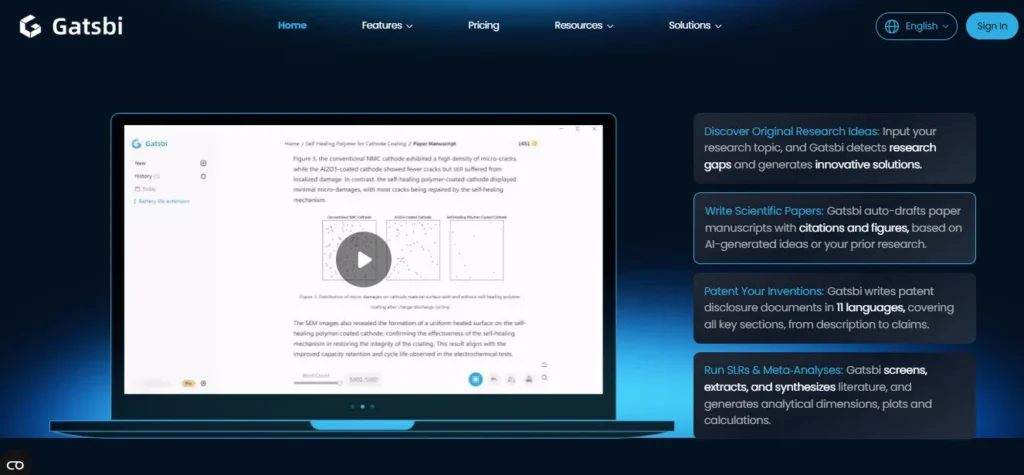 Gatsbi screenshot