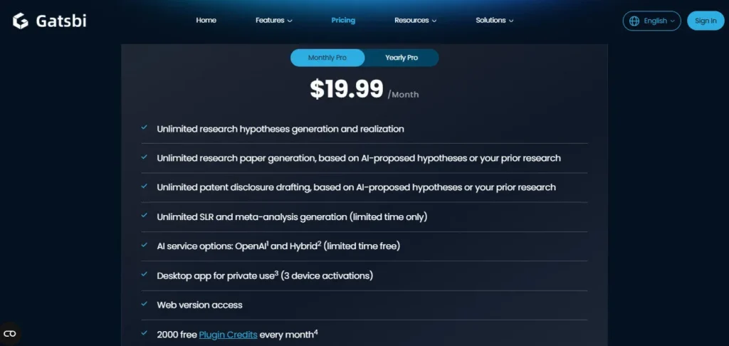 Gatsbi screenshot