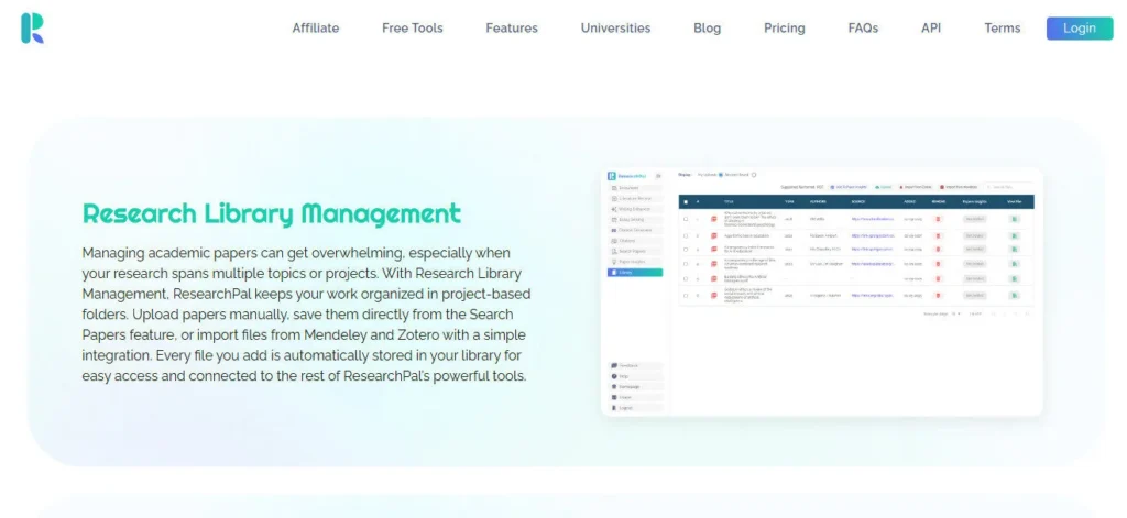 ResearchPal screenshot