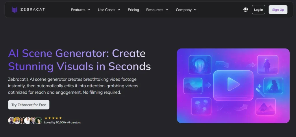 Zebracat AI screenshot