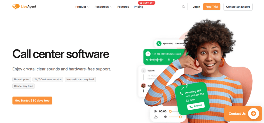 LiveAgent screenshot