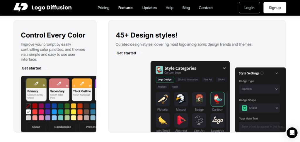Logo Diffusion screenshot