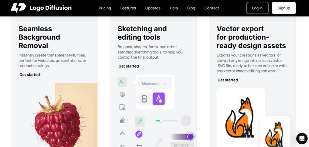 Logo Diffusion screenshot