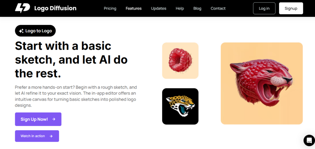 Logo Diffusion screenshot