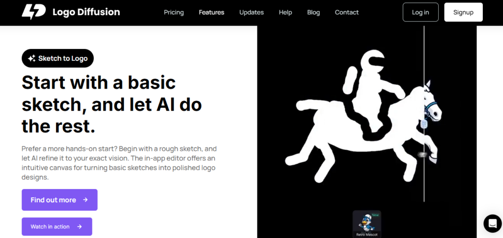 Logo Diffusion screenshot