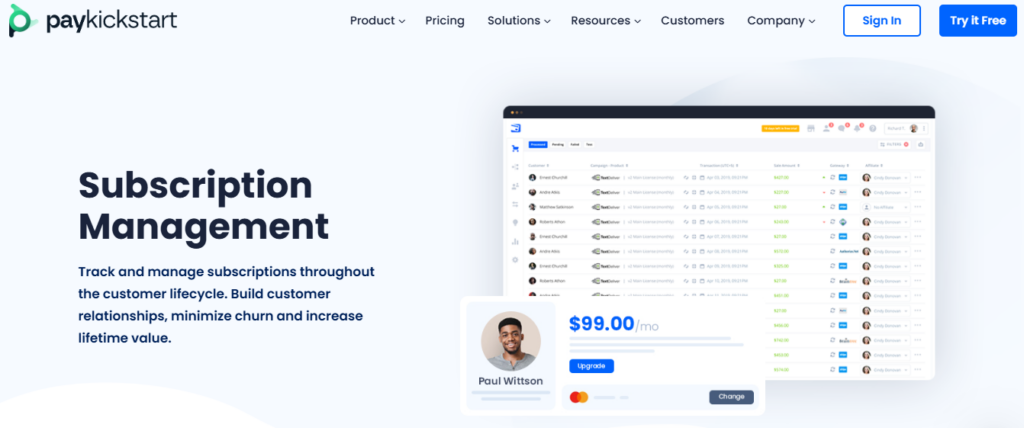 PayKickstart screenshot