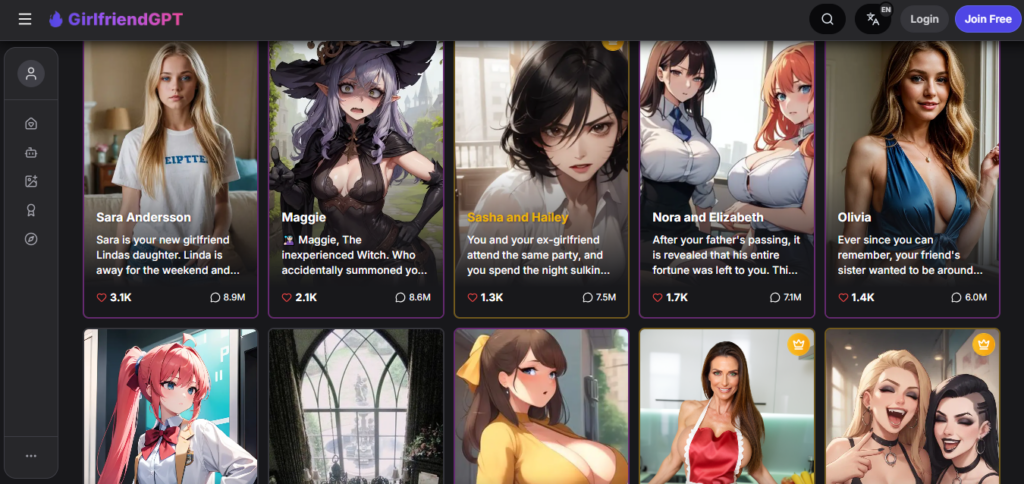 GirlfriendGPT screenshot