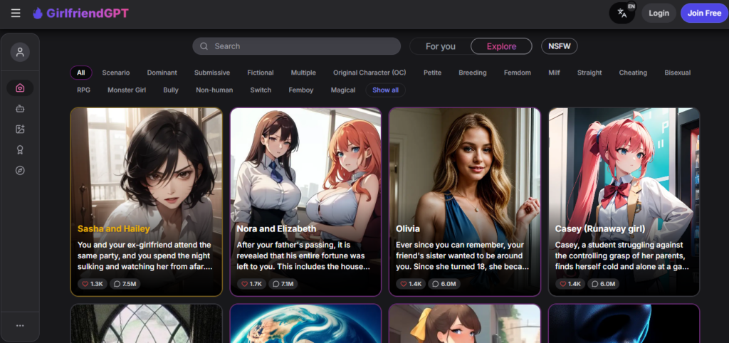 GirlfriendGPT screenshot