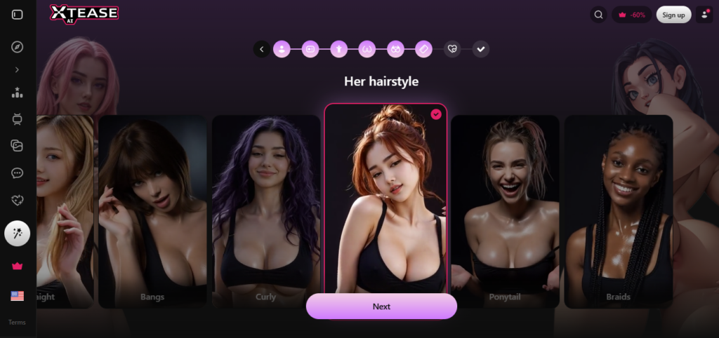 Xtease AI screenshot